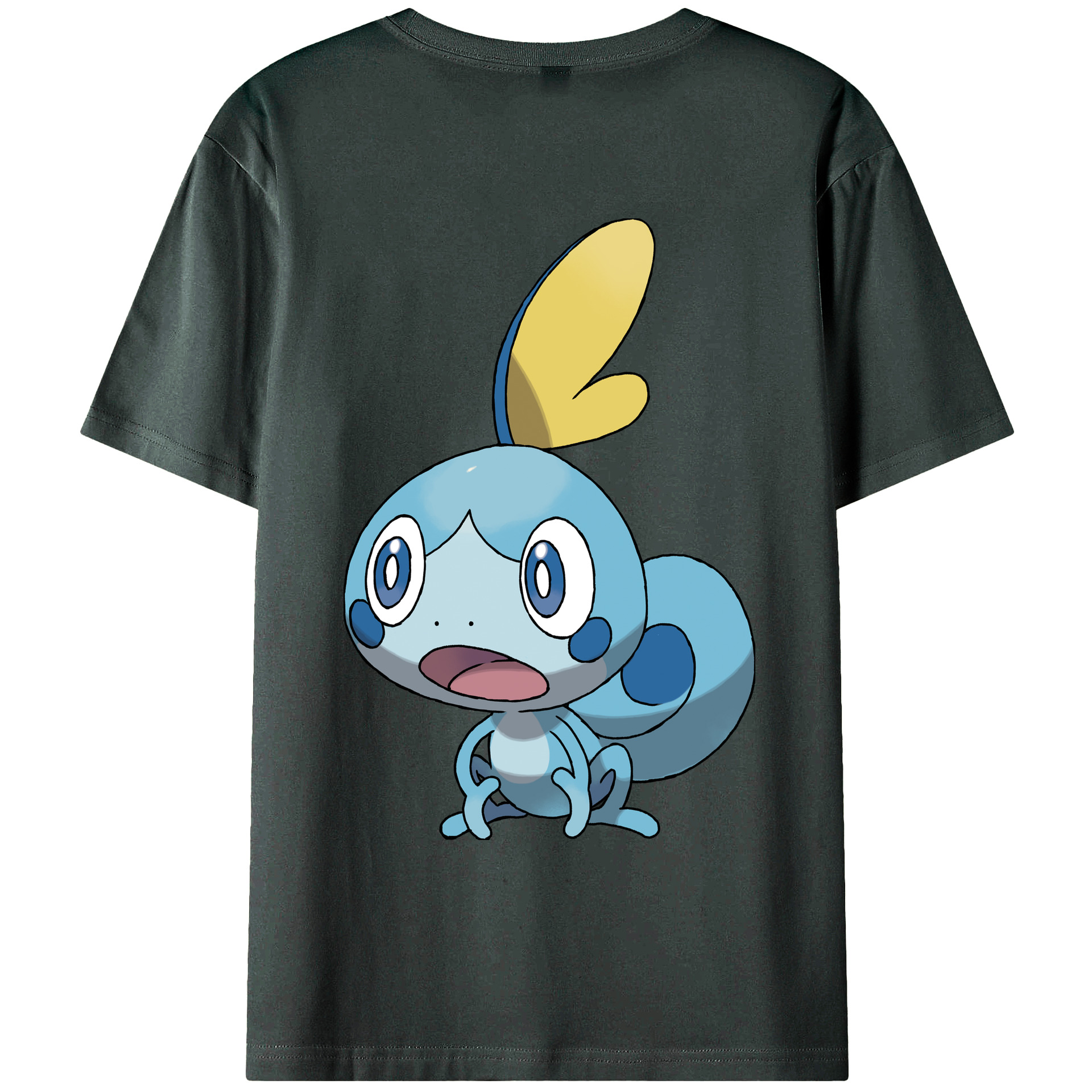 （画像用） ポケットモンスター Pokémon 綿100％ メンズ半袖Tシャツ（バックプリント） 通気性
